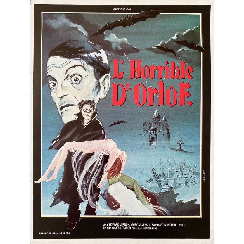 L'HORRIBLE DOCTEUR ORLOF Synopsis 4p - 21x30 cm. - 1962 - Conrado San Martín, Jesús Franco