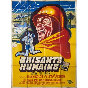BRISANTS HUMAINS Affiche de film- 120x160 cm. - 1956 - Jeff Chandler, Joseph Pevney