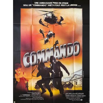 COMMANDO Affiche de film- 120x160 cm. - 1985 - Arnold Schwarzenegger, Mark Lester