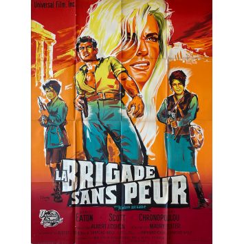 LA BRIGADE SANS PEUR Affiche de film- 120x160 cm. - 1965 - Shirley Eaton, Maury Dexter