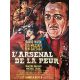 L'ARSENAL DE LA PEUR Affiche de film- 120x160 cm. - 1962 - David Niven, Lea Massari, Joseph Anthony