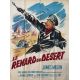 LE RENARD DU DESERT Affiche de film- 120x160 cm. - 1951 - James Mason, Henry Hathaway