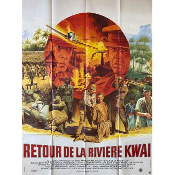 RETURN FROM THE RIVER KWAI Movie Poster- 47x63 in. - 1989 - Andrew V. McLaglen, Timothy Bottoms