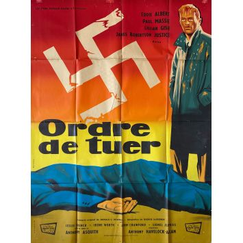 ORDRE DE TUER Affiche de film- 120x160 cm. - 1958 - Eddie Albert, Anthony Asquith