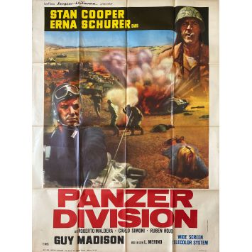 PANZER DIVISION Affiche de film- 120x160 cm. - 1969 - Stelvio Rosi, José Luis Merino