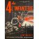 QUATRE DE L'INFANTERIE Affiche de film- 120x160 cm. - 1930/R1960 - Fritz Kampers, Georg Wilhelm Pabst