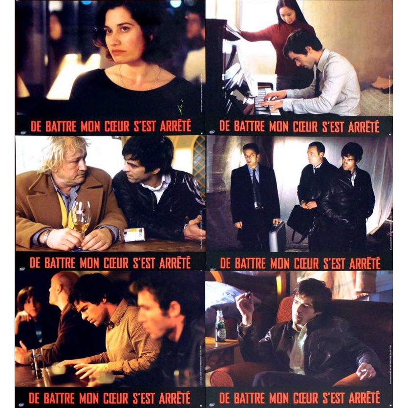 THE BEAT THAT MY HEART SKIPPED French Lobby cards x6 9x12 - 2005 - Jacques Audiard, Romain Duris