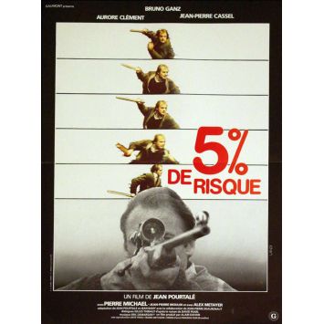 5% DE RISQUE Affiche de film 40x60- 1980 - Bruno Ganz