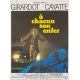 A CHACUN SON ENFER Affiche de film- 60x80 cm. - 1977 - Annie Girardot, André Cayatte