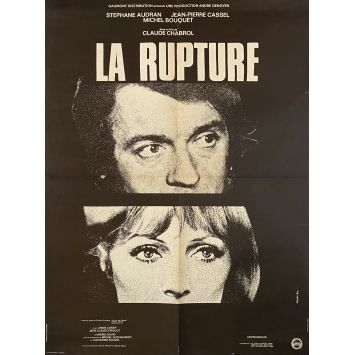LA RUPTURE Affiche de film- 60x80 cm. - 1970 - Stéphane Audran, Claude Chabrol