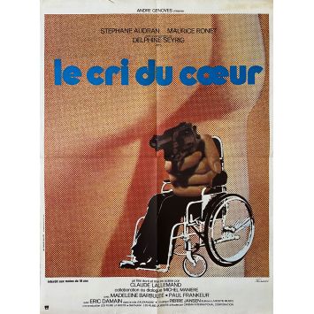 LE CRI DU CŒUR Affiche de film- 60x80 cm. - 1974 - Stéphane Audran, Claude Lallemand
