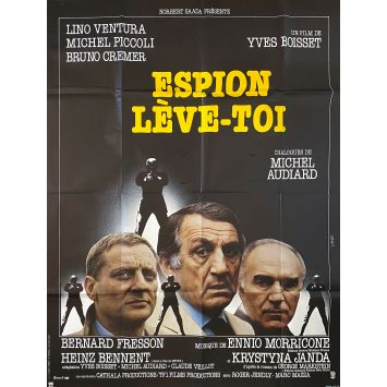 ESPION LEVE TOI Movie Poster- 47x63 in. - 1982 - Yves Boisset, Lino Ventura