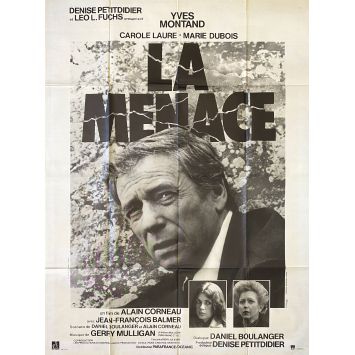 LA MENACE Affiche de film- 120x160 cm. - 1977 - Yves Montand, Alain Corneau