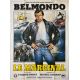 LE MARGINAL Affiche de film- 120x160 cm. - 1983 - Jean-Paul Belmondo, Jacques Deray