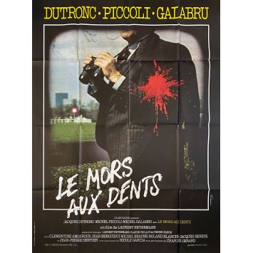 LE MORS AUX DENTS Affiche de film- 120x160 cm. - 1979 - Jacques Dutronc, Laurent Heynemann