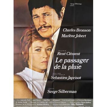 LE PASSAGER DE LA PLUIE Affiche de film- 120x160 cm. - 1970 - Charles Bronson, René Clément