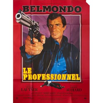 THE PROFESSIONAL Movie Poster- 47x63 in. - 1981 - Georges Lautner, Jean-Paul Belmondo
