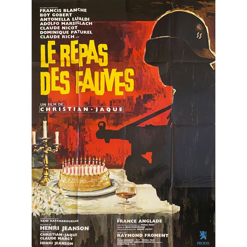 CHAMPAGNE FOR SAVAGES Movie Poster- 47x63 in. - 1964 - Christian-Jaque, Francis Blanche