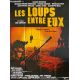 LES LOUPS ENTRE EUX Affiche de film- 120x160 cm. - 1985 - Claude Brasseur, José Giovanni