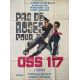 PAS DE ROSES POUR OSS 117 Affiche de film- 120x160 cm. - 1968 - John Gavin, Robert Hossein, Renzo Cerrato
