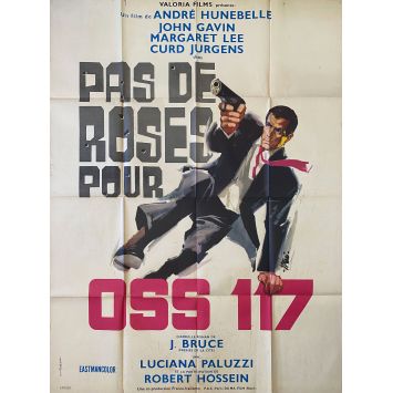 OSS 117 – DOUBLE AGENT Movie Poster- 47x63 in. - 1968 - Renzo Cerrato, John Gavin, Robert Hossein