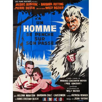 UN HOMME SE PENCHE SUR SON PASSE Affiche de film- 120x160 cm. - 1958 - Jacques Bergerac, Willy Rozier UN HOMME SE PENCHE SUR SON PASSE Affiche de film- 120x160 cm. - 1958 - Jacques Bergerac, Willy Rozier