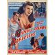 LE GANG DES PIANOS A BRETELLES Movie Poster- 23x32 in. - 1953 - Gilles de Turenne, Ginette Leclerc