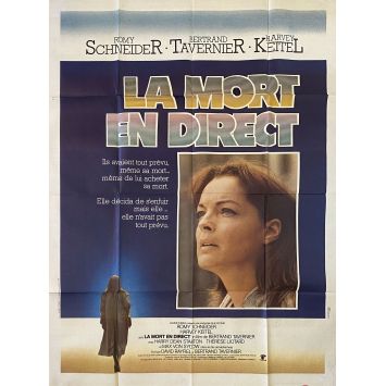 MORT EN DIRECT Affiche de film- 120x160 cm. - 1980 - Romy Schneider, Harvey Keitel, Bertrand Tavernier