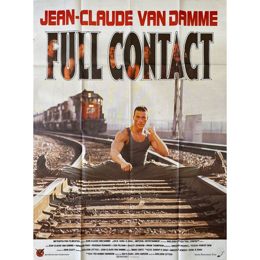 THE LIONHEART Movie Poster- 47x63 in. - 1990 - Shedon Lettich, Jean-Claude Van Damme