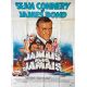 JAMAIS PLUS JAMAIS Affiche de film- 120x160 cm. - 1983 - Sean Connery, James Bond