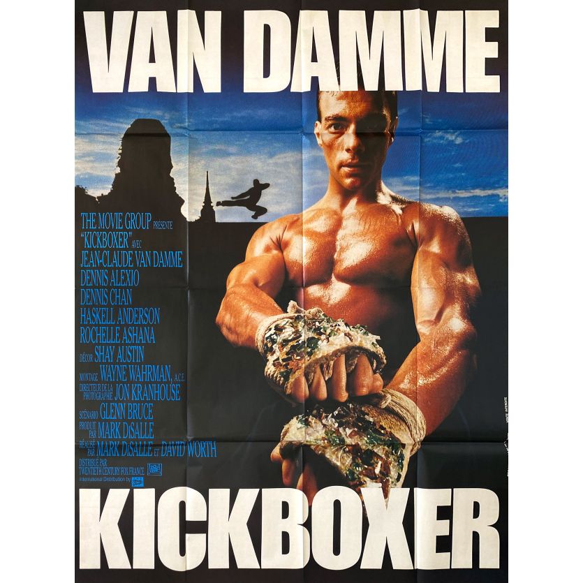 KICKBOXER Movie Poster- 47x63 in. - 1989 - Mark DiSalle, Jean-Claude Van Damme