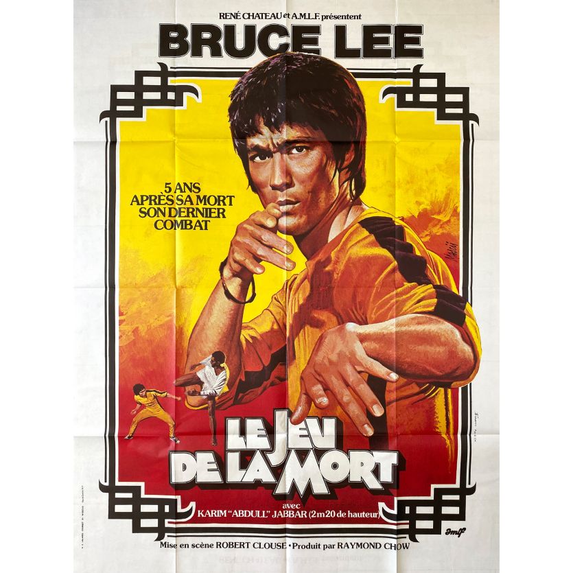 GAME OF DEATH Movie Poster- 47x63 in. - 1979 - Lo Wei, Bruce Lee