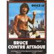 BRUCE CONTRE ATTAQUE Affiche de film- 40x54 cm. - 1982 - Bruce Le, Joseph Velasco