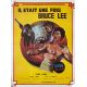 IL ÉTAIT UNE FOIS BRUCE LEE Affiche de film- 40x54 cm. - 1973 - Ramon Zamora, Jim Goldman