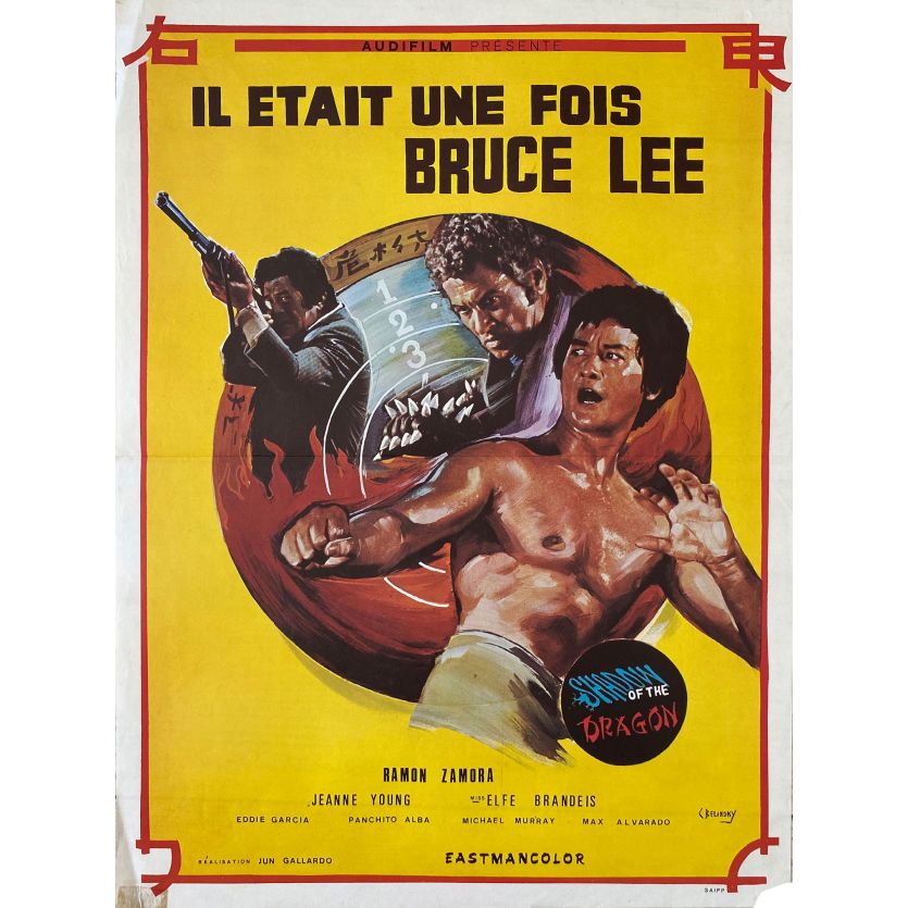 IL ÉTAIT UNE FOIS BRUCE LEE Affiche de film- 40x54 cm. - 1973 - Ramon Zamora, Jim Goldman