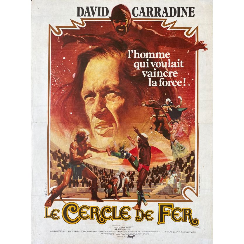 CIRCLE OF IRON Movie Poster- 15x21 in. - 1978 - Richard Moore, David Carradine