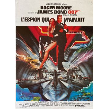 L'ESPION QUI M'AIMAIT Affiche de film- 40x54 cm. - 1977 - Roger Moore, Lewis Gilbert