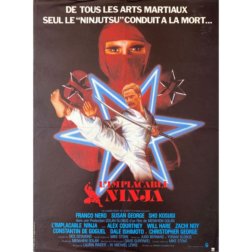 ENTER THE NINJA Movie Poster- 15x21 in. - 1981 - Menahem Golan, Franco Nero