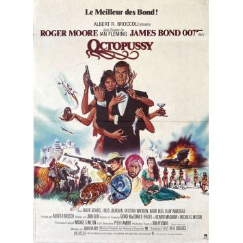 OCTOPUSSY Affiche de film- 40x54 cm. - 1983 - Roger Moore, James Bond