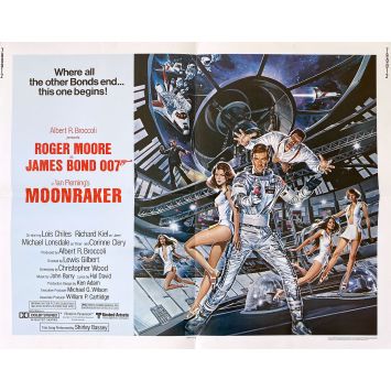 MOONRAKER Affiche de film- 55x71 cm. - 1979 - Roger Moore, James Bond