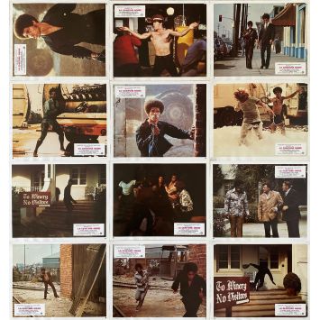 BLACK BELT JONES Lobby Cards x12 - 9x12 in. - 1974 - Robert Clouse, Jim Kelly