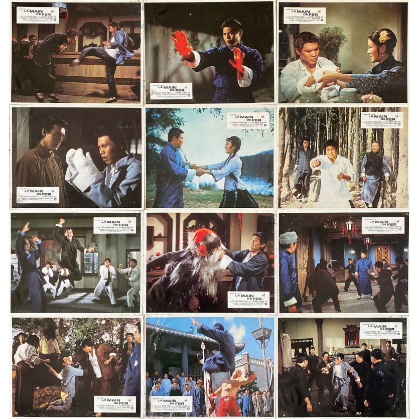 FIVE FINGERS OF DEATH Lobby Cards x12 - 9x12 in. - 1972 - Chang Ho Cheng, Lieh Lo