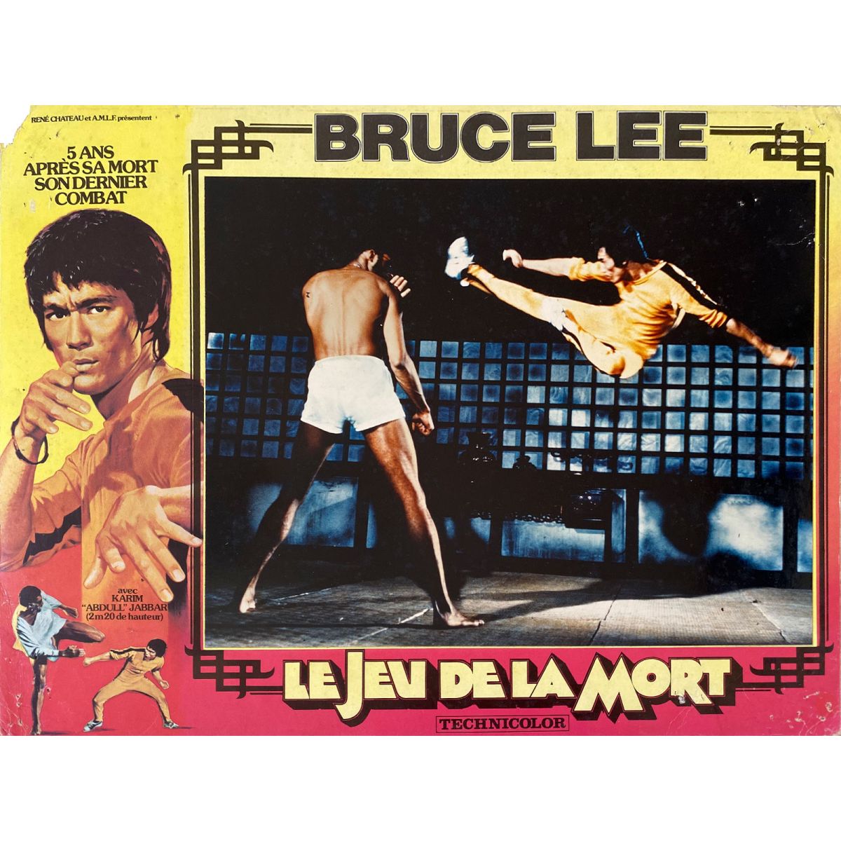 GAME OF DEATH French Lobby Card 11x14 1979 N01