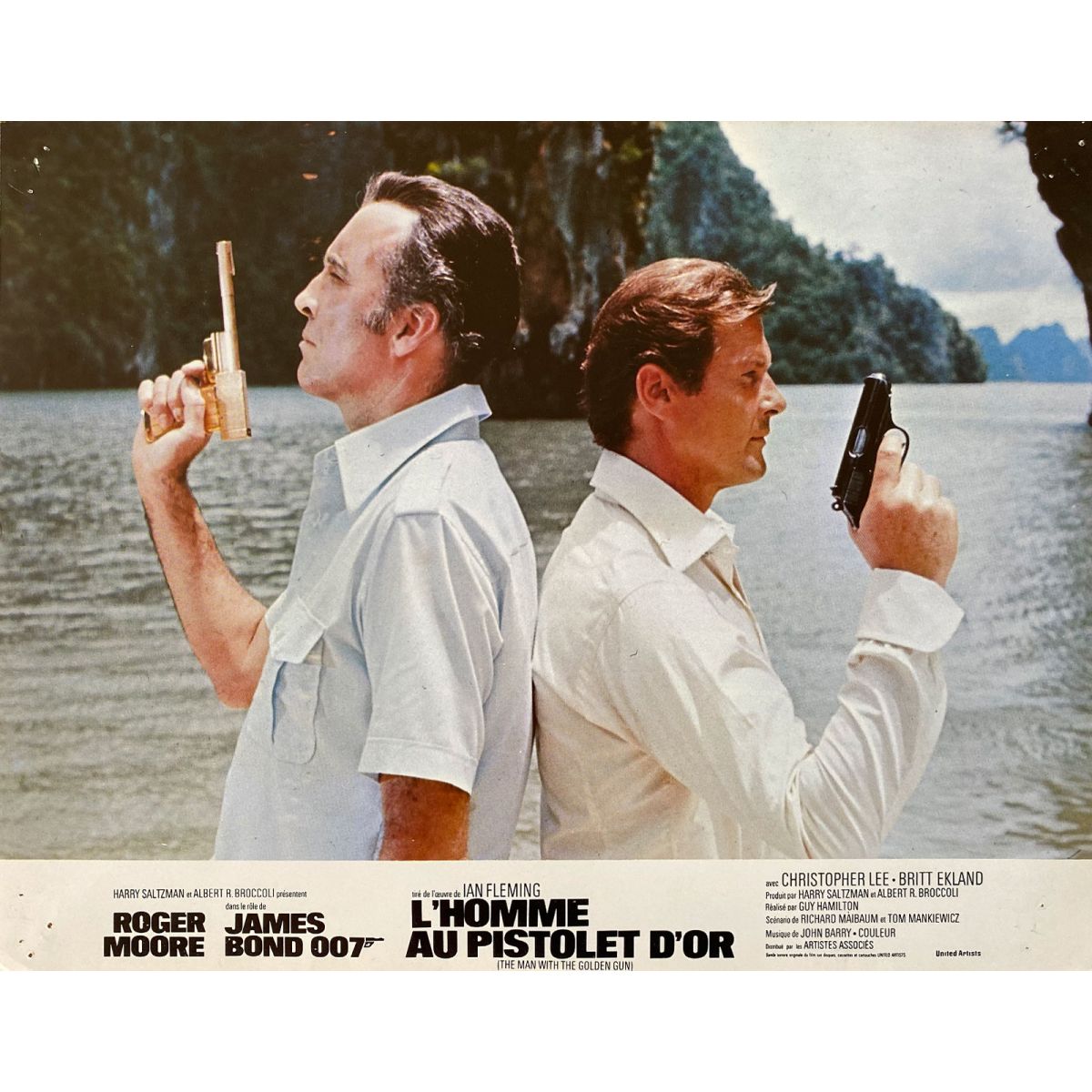 THE MAN WITH GOLDEN GUN French Lobby Card - 9x12 in. - 1977 N03