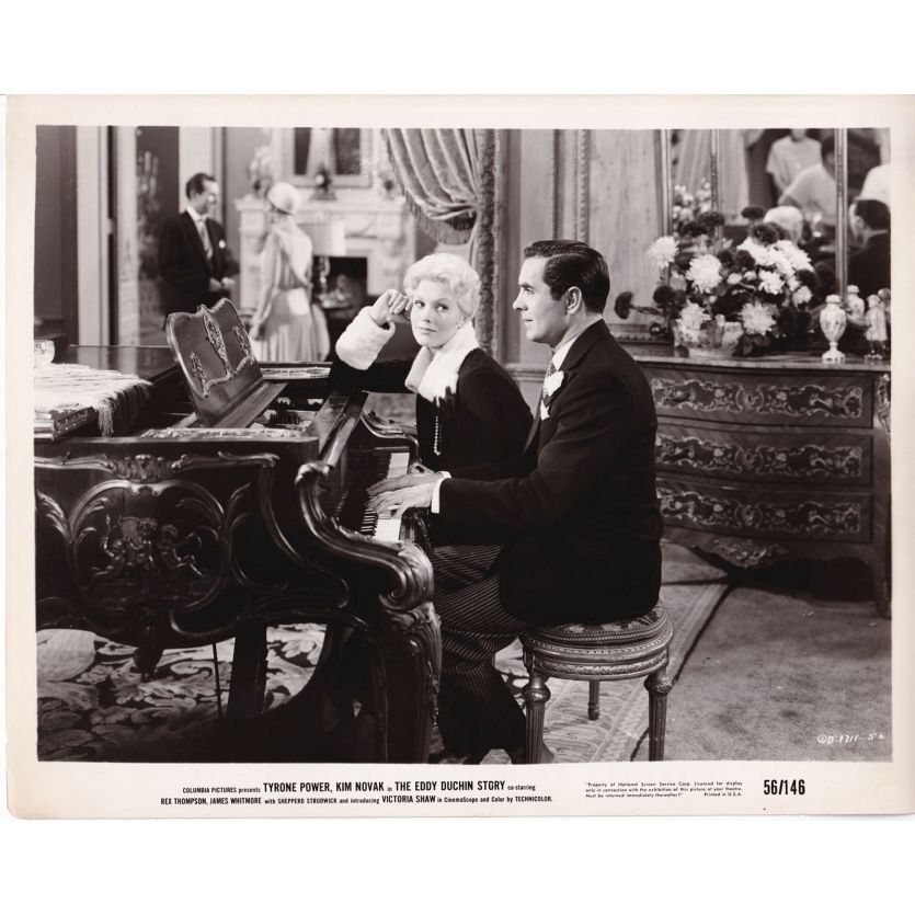 THE EDDY DUCHIN STORY Movie Still D-1311-56 - 8x10 in. - 1956 - George Sidney, Tyrone Power, Kim Novak