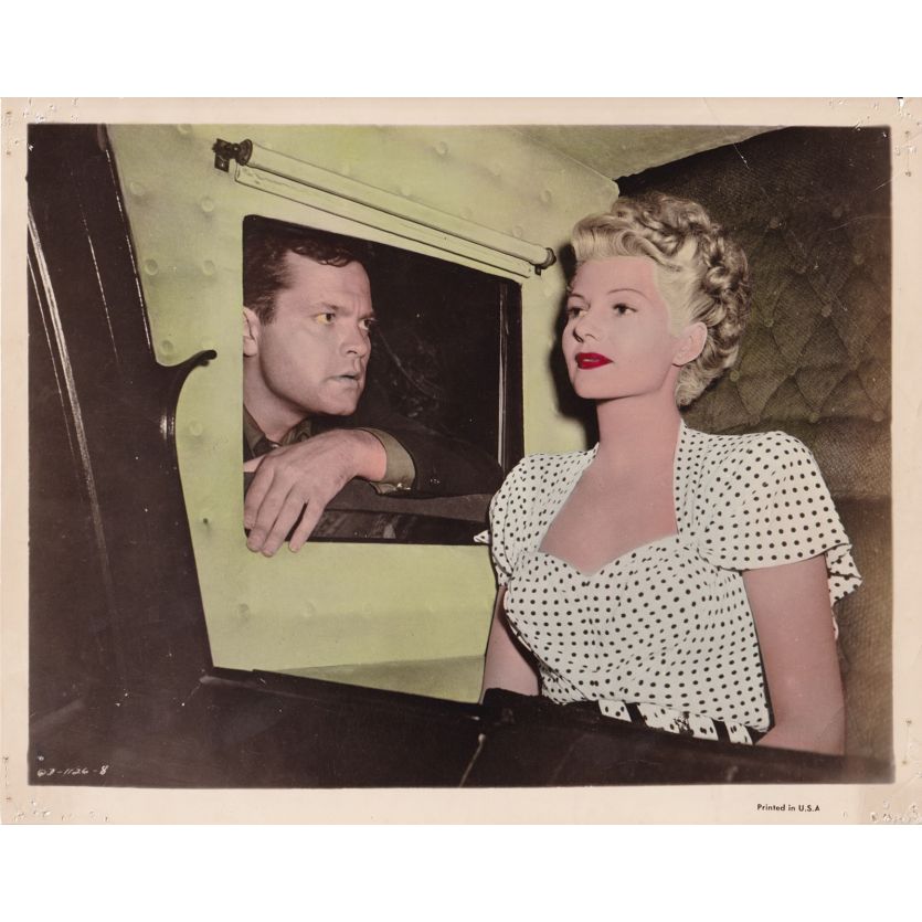 LA DAME DE SHANGHAI Photo de presse D-1126-8 - 20x25 cm. - 1947 - Rita Hayworth, Orson Welles
