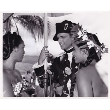 LES REVOLTES DU BOUNTY Photo de presse- 20x25 cm. - 1962 - Marlon Brando, Lewis Milestone