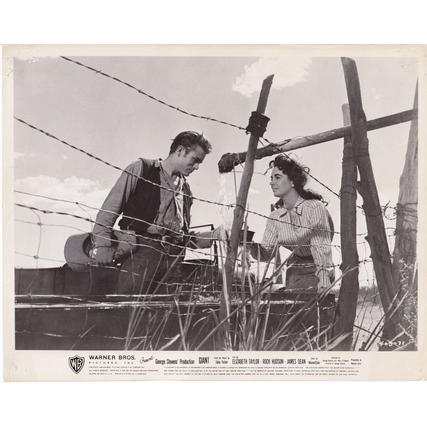 GEANT Photo de presse 405-71 - 20x25 cm. - 1956 - James Dean, George Stevens