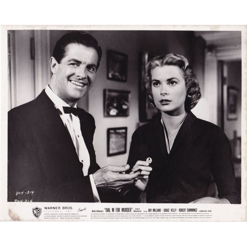 DIAL M FOR MURDER Movie Still 804-314 - 8x10 in. - 1954 - Alfred Hitchcock, Grace Kelly