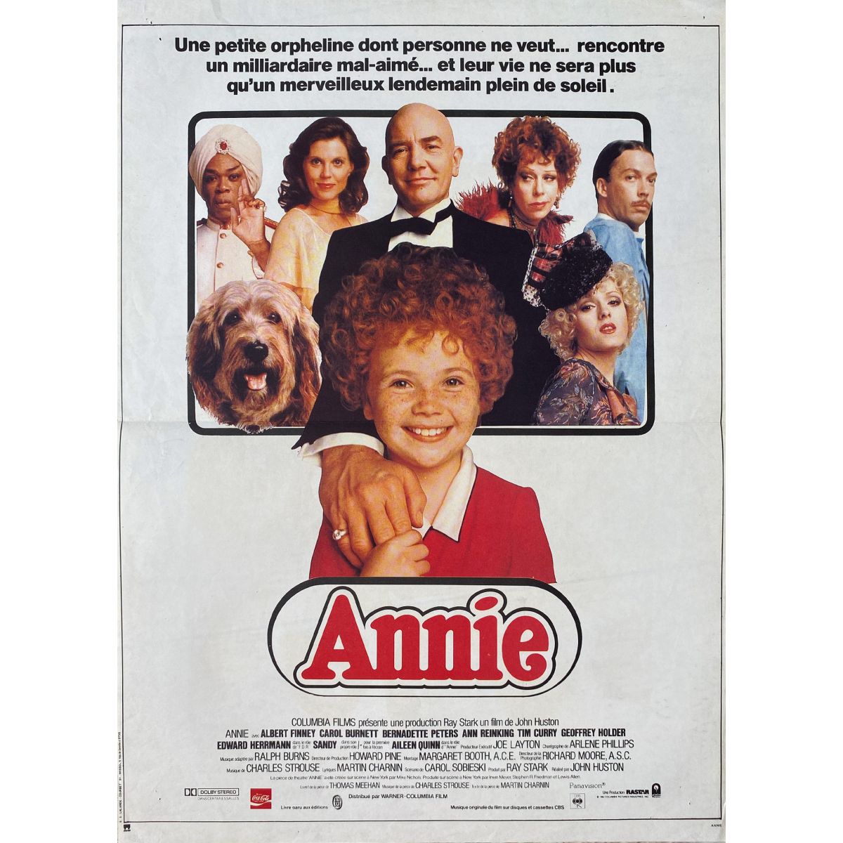 ANNIE French Movie Poster 15x21 in. 1982